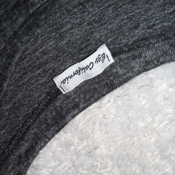 Egy California Heather Gray Faux Wrap Tunic size XL - Picture 2 of 5